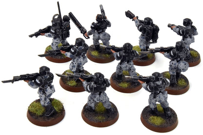 ASTRA MILITARIUM 10 Cadian Shock Troops #14 WELL-PAINTED Warhammer 40K