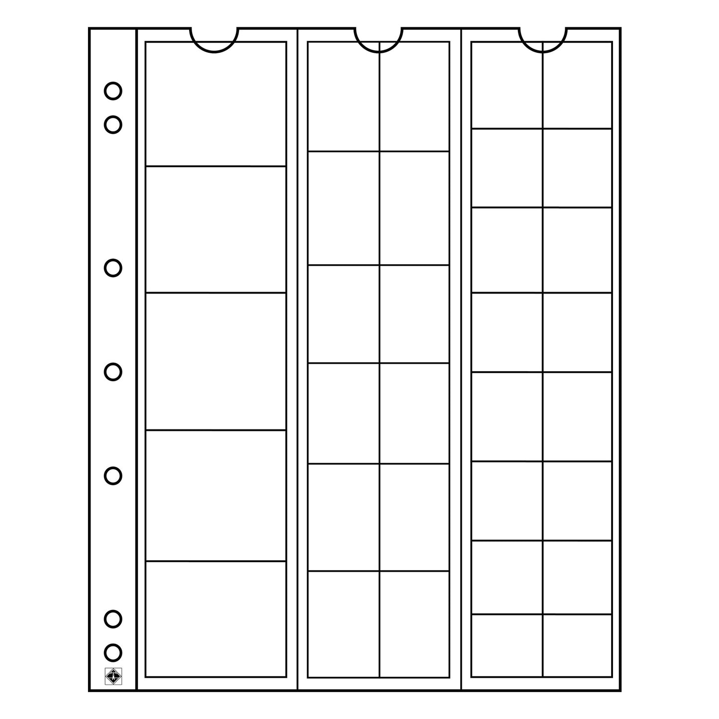 Numis Coin Sheets Mix (Nh33)