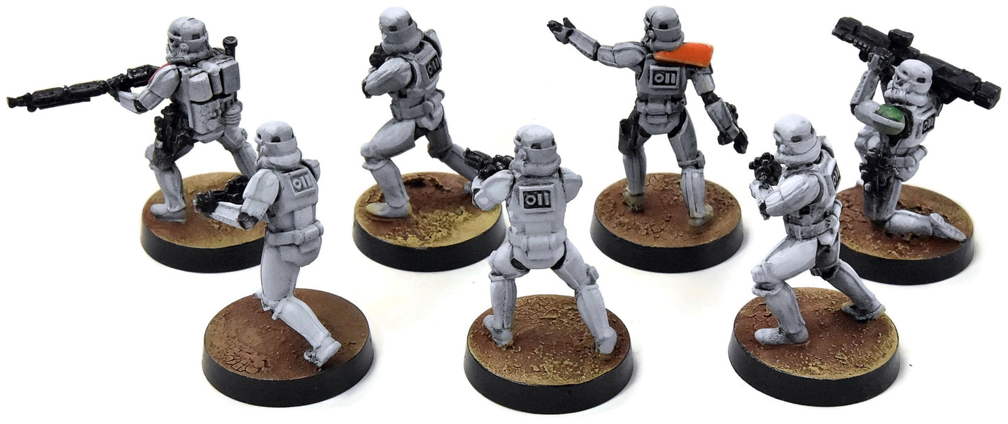 STAR WARS LEGION 7 Stormtroopers #3 PRO PAINTED empire