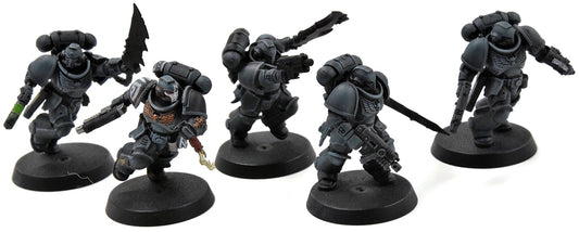 SPACE MARINES 5 Assault Intercesors #1 Converted Warhammer 40K