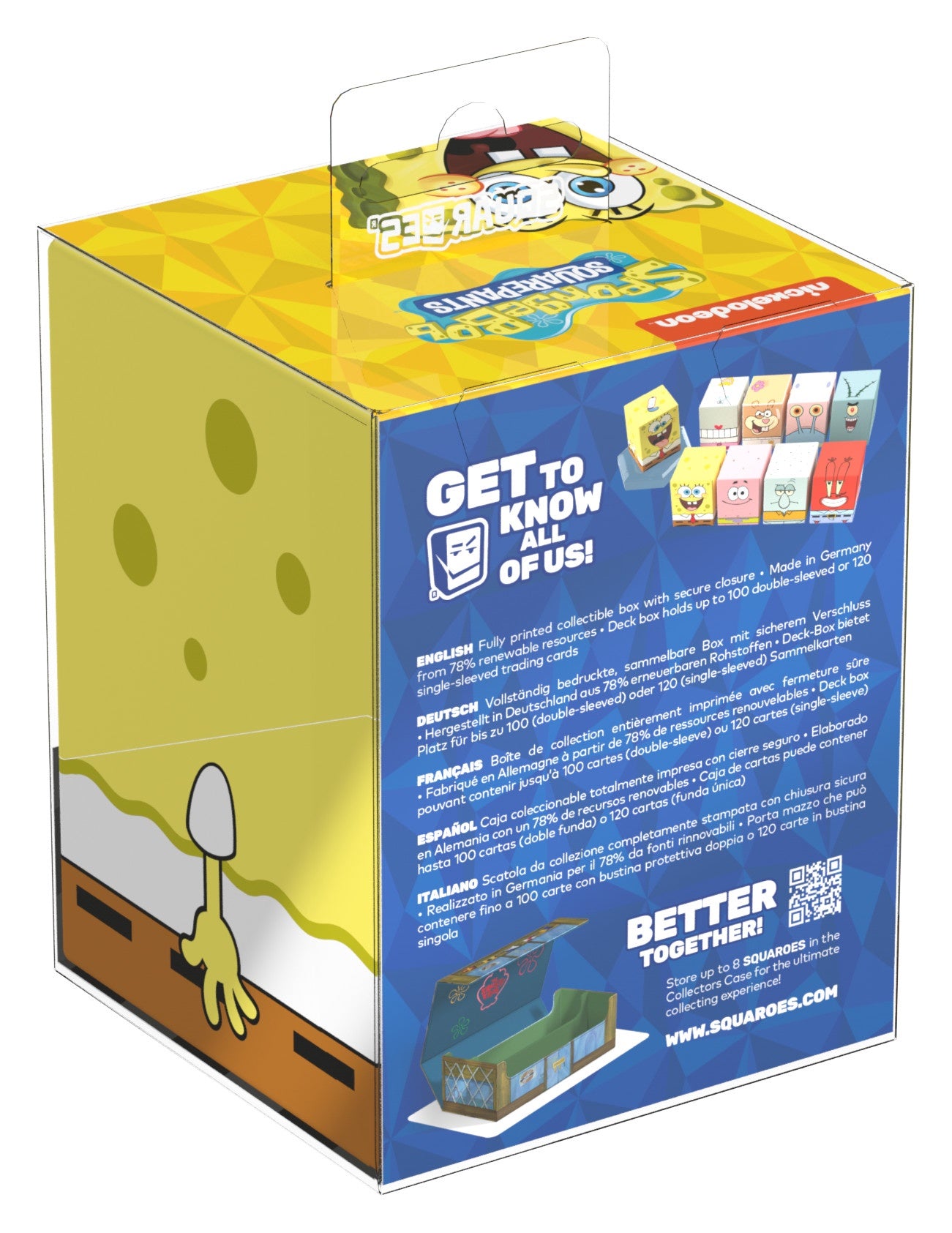 Squaroes Paramount Bob l'éponge Wv1 Bob l'éponge 