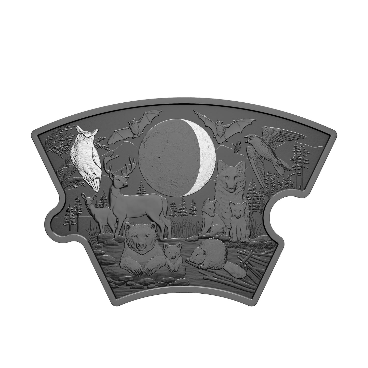 Fine Silver Puzzle Coin Set - Moon Phases