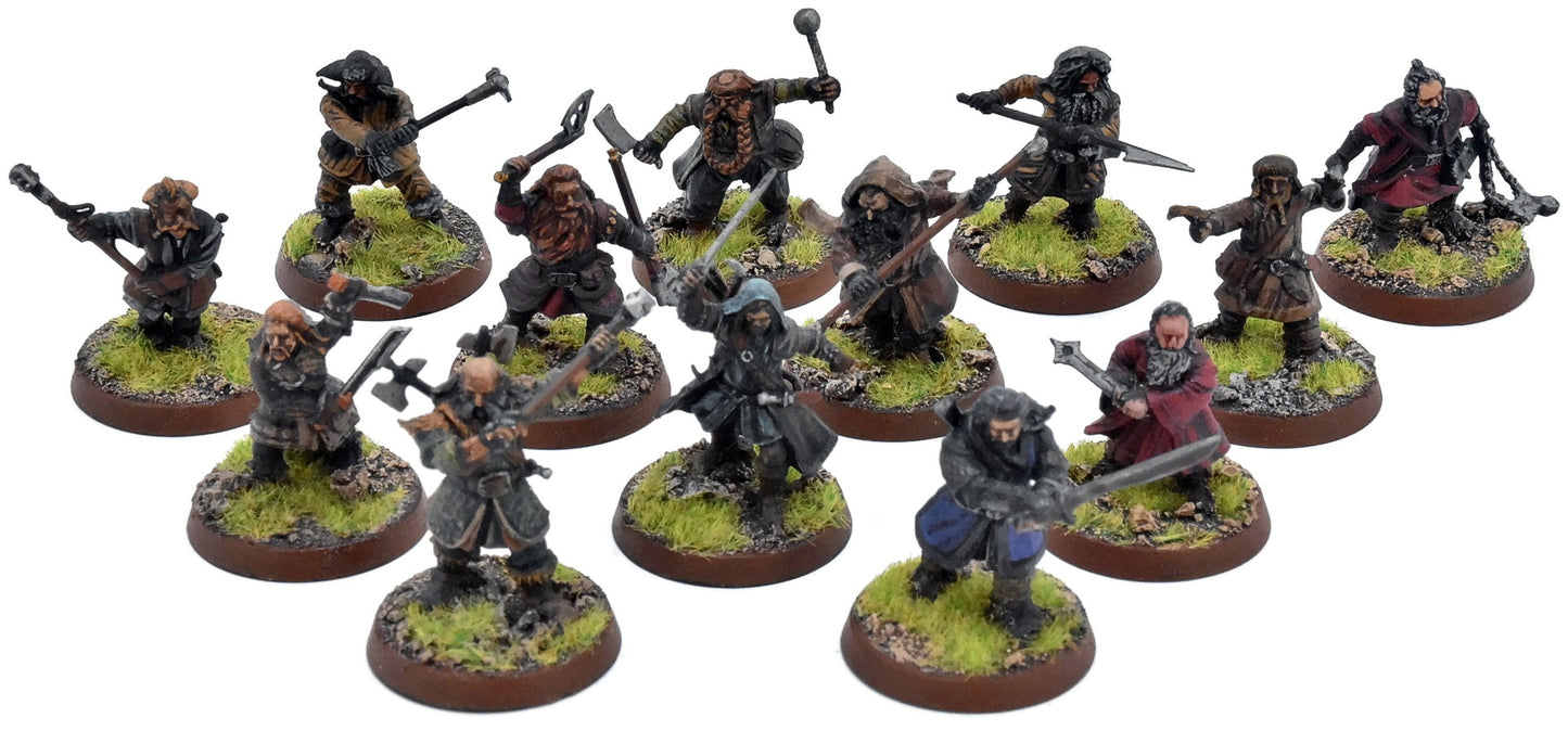 LOTR 13 Dwarfs From Thorin'S Company #1 WELL PAINTED