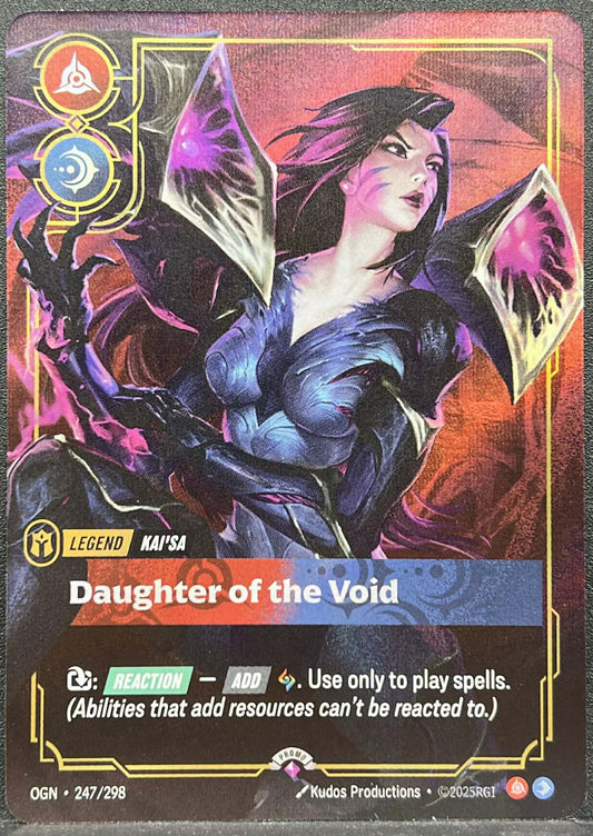 Riftbound Kai'Sa Daughter of the Void 247/298 Prerelease Promo NM