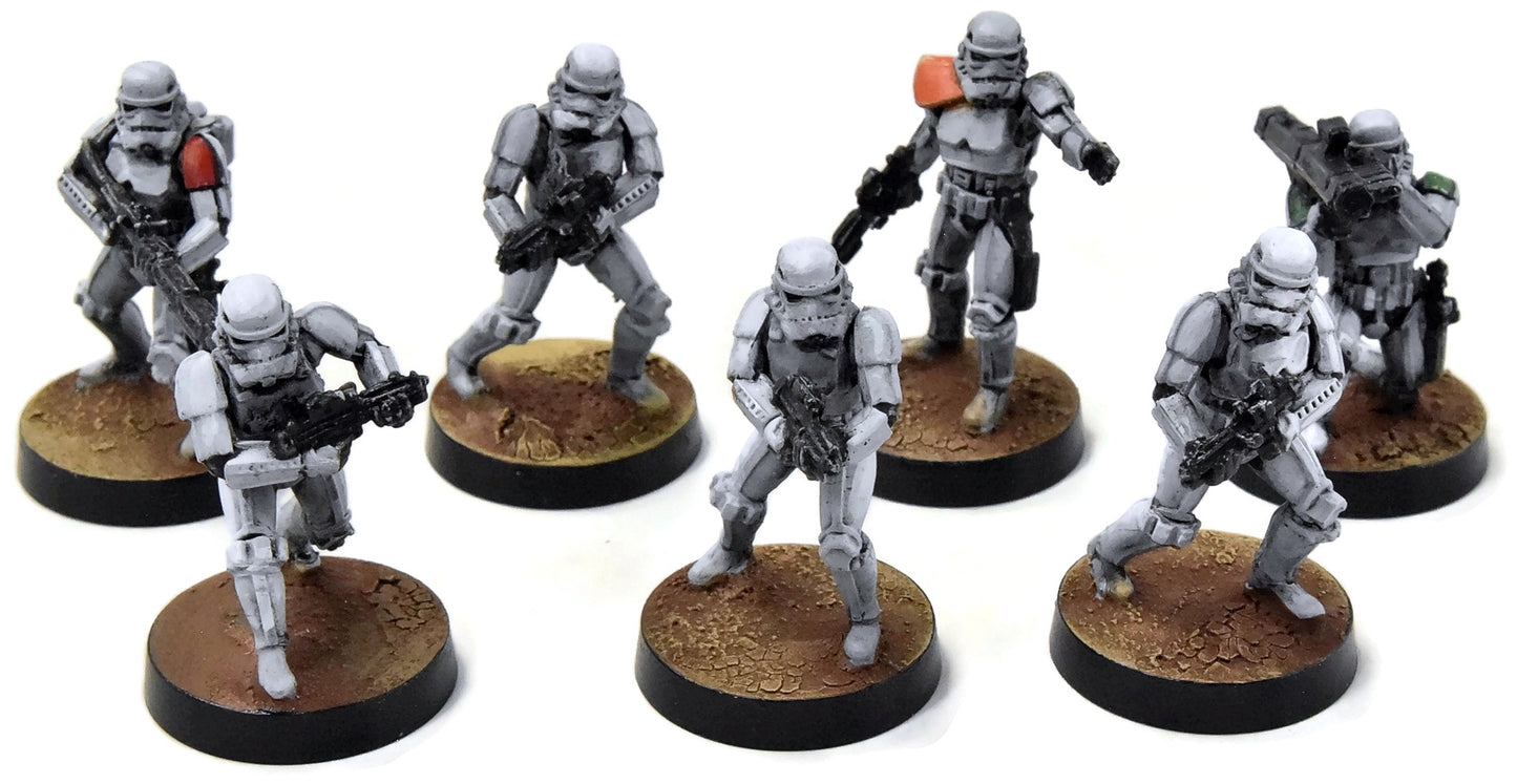 STAR WARS LEGION 7 Stormtroopers #3 PRO PAINTED empire