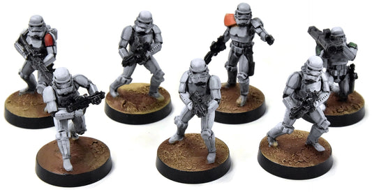 STAR WARS LEGION 7 Stormtroopers #3 PRO PAINTED empire