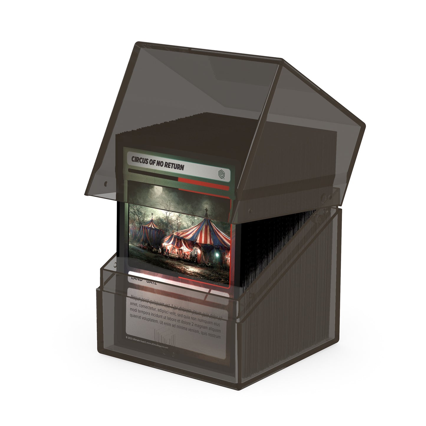 Ultimate Guard Deck Case Boulder 100+ Clear Onyx