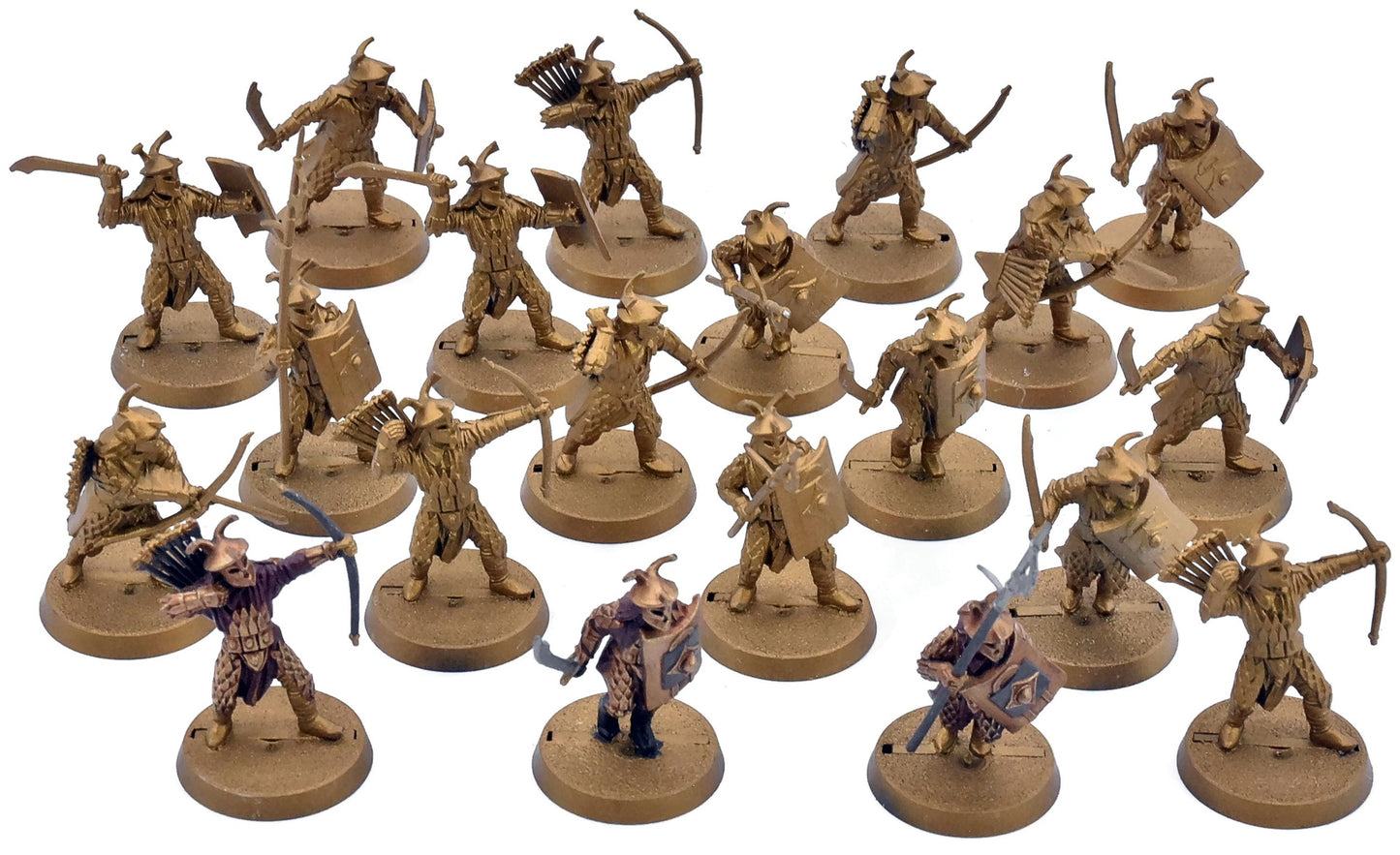 LOTR 20 Easterling Warriors #1 Middle Earth Strategy Battle Game
