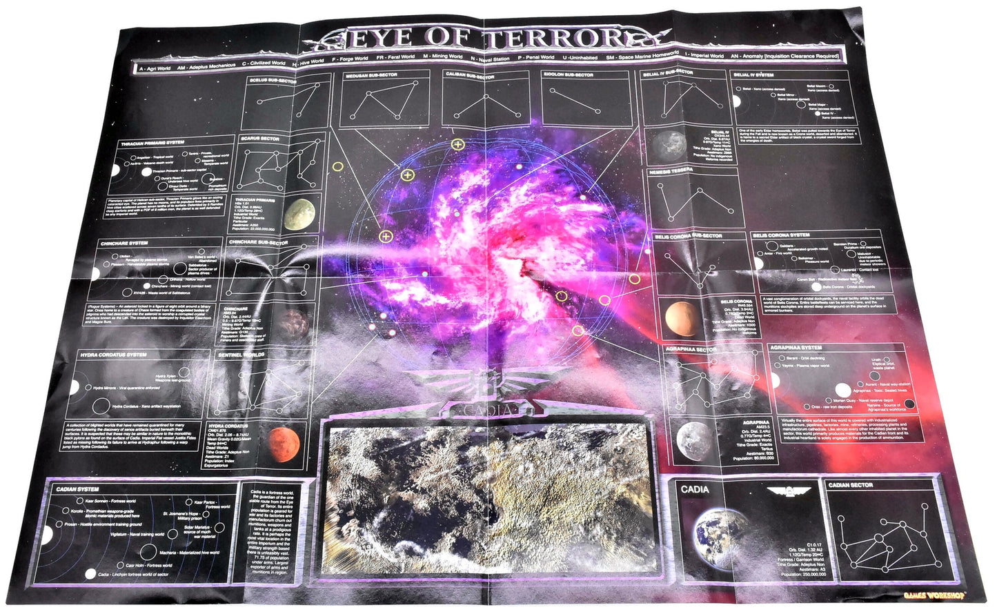 OTHERS Eye Of The Terror Poster #1 Warhammer 40K Correct Condition