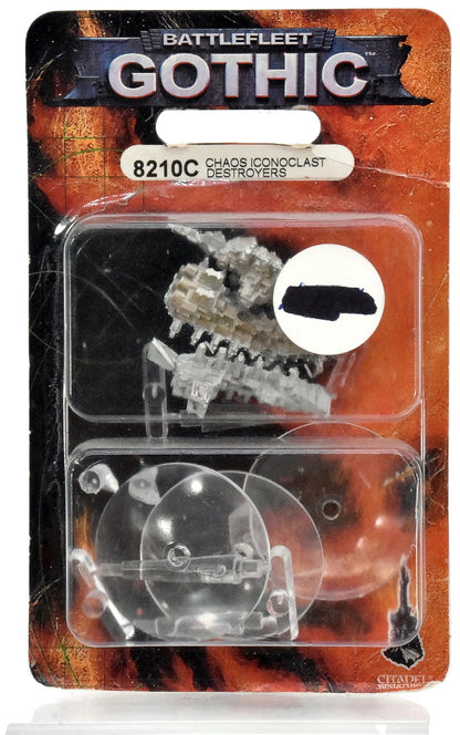 Battlefleet Gothic - Chaos Iconoclast Destroyers #1 METAL 8210C 40K Blister
