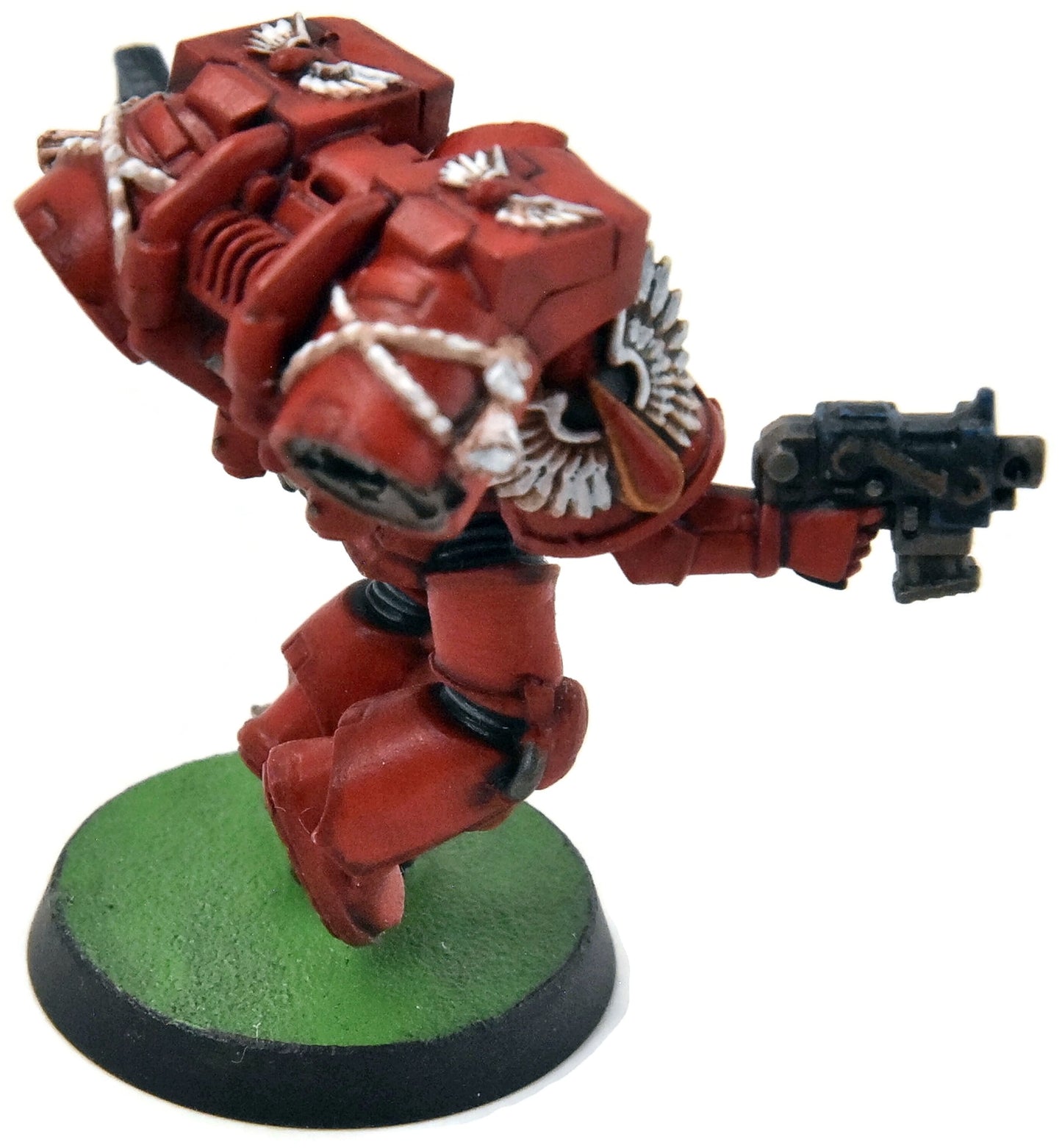 Sergent des Blood Angels n° 1, figurine Warhammer 40K magnifiquement peinte