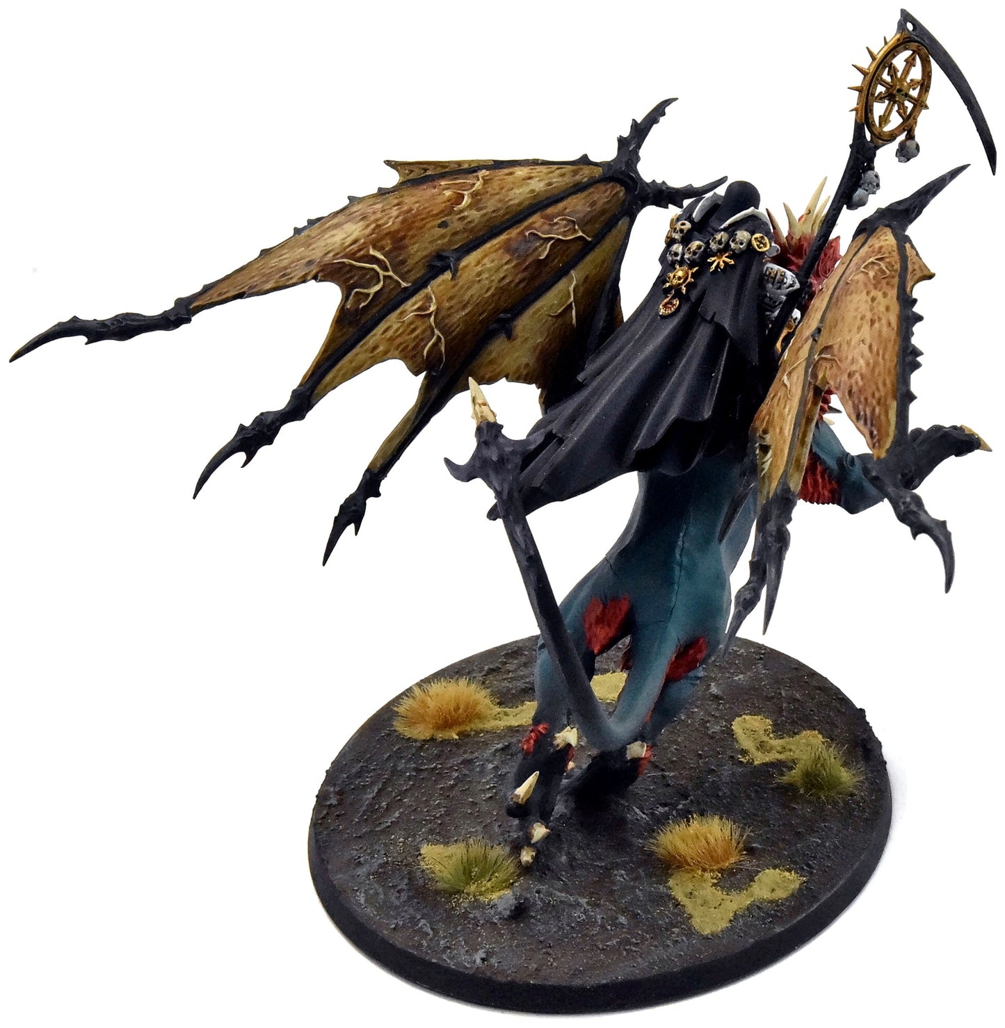 SLAVES TO DARKNESS Chaos Lord On Manticore #1 WELL PAINTED Warhammer Sigmar