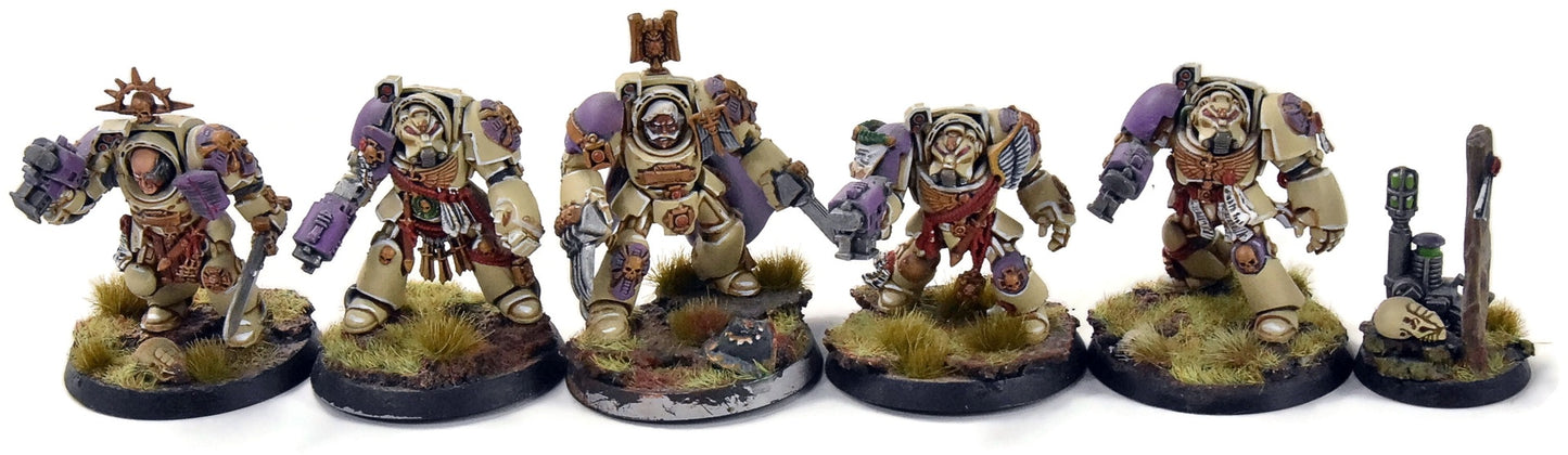 SPACE MARINES 5 Terminators #2 WELL PAINTED Warhammer 40K