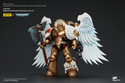 Sanguinary Guard with Encarmine Axe and Inferno Pistol Blood Angels Joy Toy