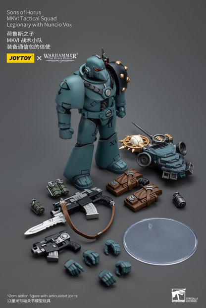 MKVITactical Squad Legionary with Nuncio Vox Sons of Horus Joy Toy