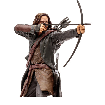 Figurine Aragorn de 15 cm (6 pouces) de Mcfarlane Movie Maniacs, tirée du Seigneur des Anneaux.