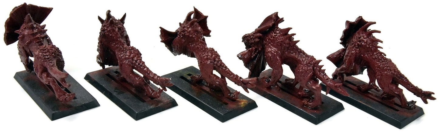 BLADES OF KHORNE 5 Flesh Hounds #1 missing 1 arm Sigmar