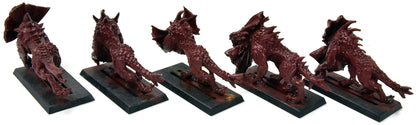 BLADES OF KHORNE 5 Flesh Hounds #1 missing 1 arm Sigmar