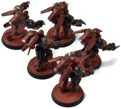 BLOOD ANGELS 5 Assault intercessors with Jump pack #1 WELL PAINTED 40K