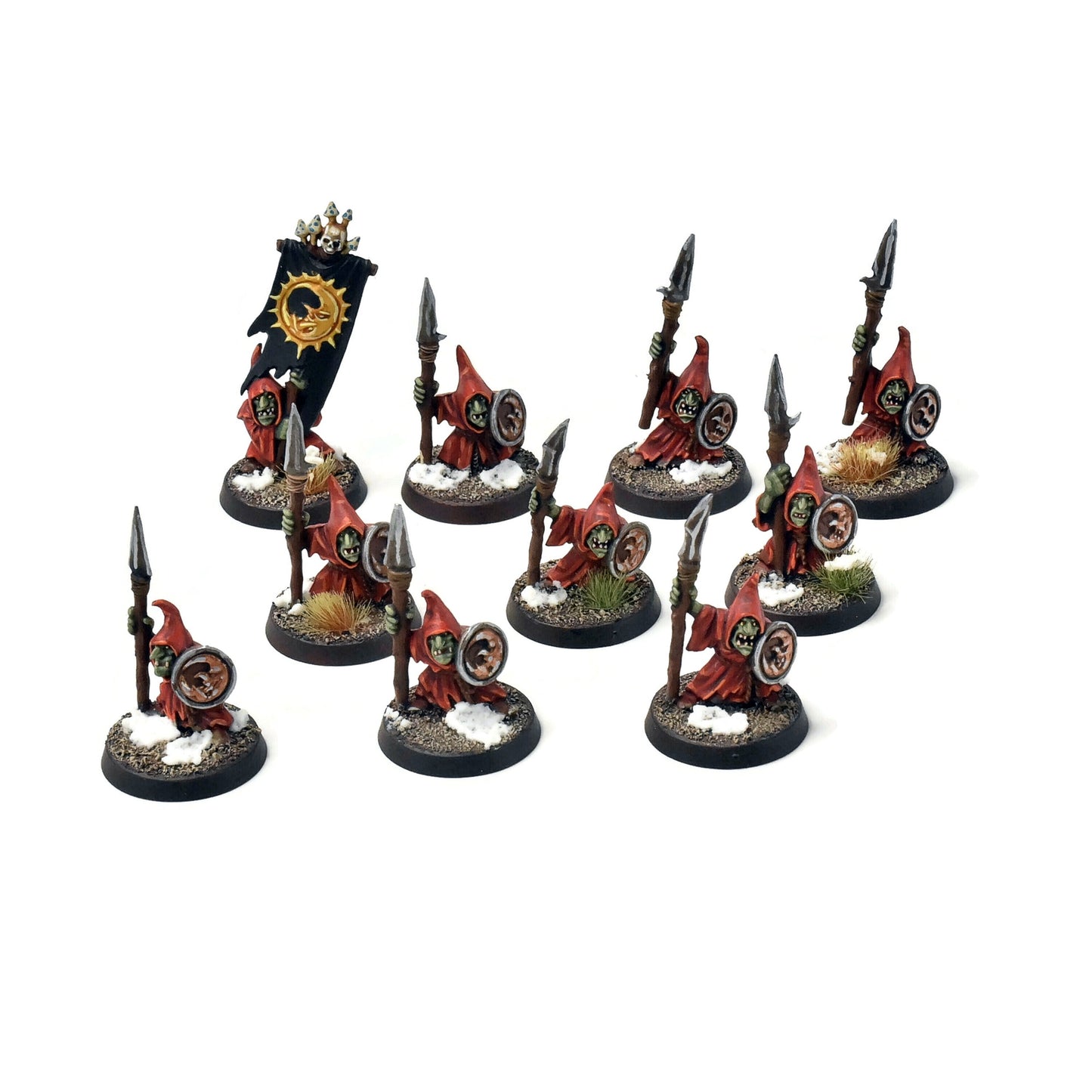 GLOOMSPITE GITZ 10 Stabba Grots #1 PRO PAINTED SIGMAR