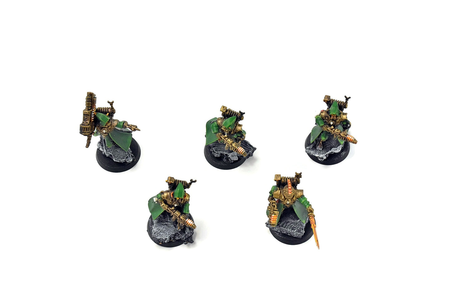 ADEPTUS MECHANICUS 5 Skitarii Vanguard #1 WELL PAINTED Warhammer 40k
