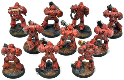 BLOOD ANGELS 10 Tactical Company #12 PRO PAINTED Warhammer 40K