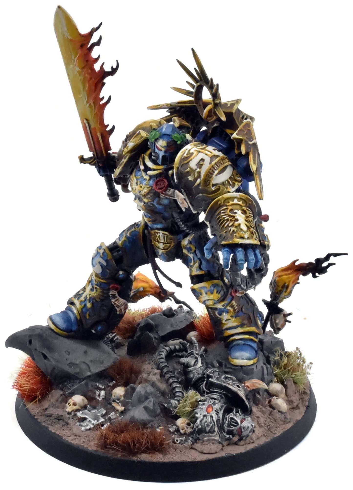 SPACE MARINES Roboute Guilliman #1 WELL PAINTED Warhammer 40K Ultramarines