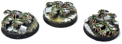 NECRONS 3 Scarab Swarms #3 WELL PAINTED Warhammer 40K 4949