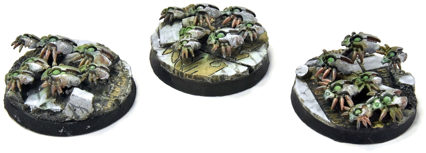 NECRONS 3 Scarab Swarms #3 WELL PAINTED Warhammer 40K 4949