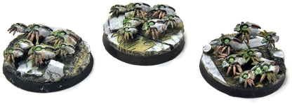 NECRONS 3 Scarab Swarms #3 WELL PAINTED Warhammer 40K 4949