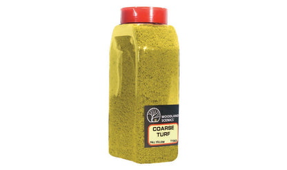 Woodland Scenics Shaker Turf - Coarse fall Yellow (32 Oz) T1353