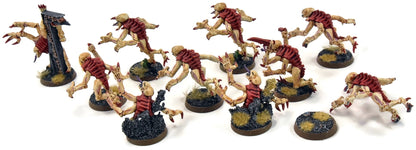 TYRANIDS 10 Genestealers #2 Warhammer 40K WELL PAINTED