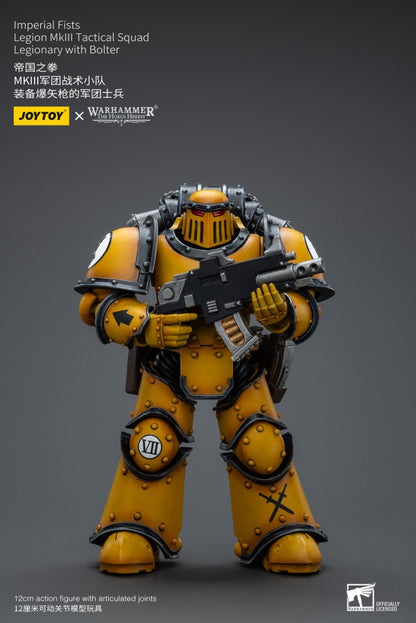 Legion MkIII Tactical Squad Legionary with Bolter Imperial Fists Joy Toy