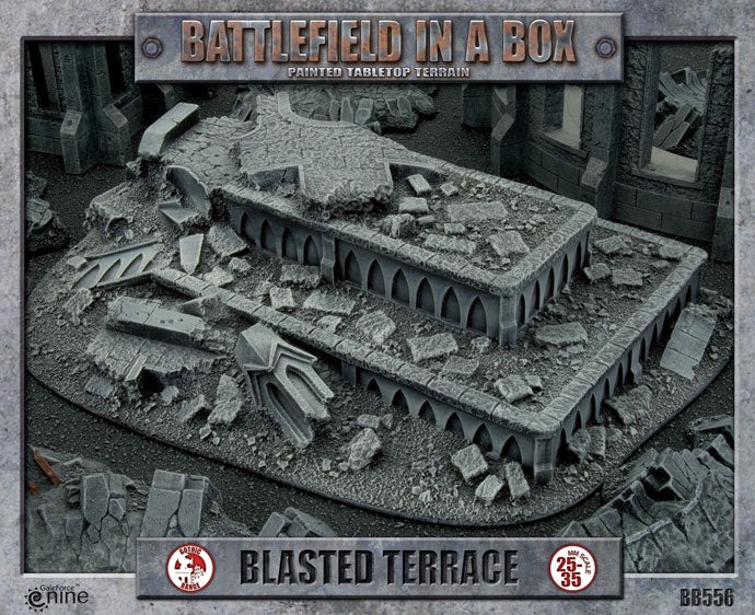 Battlefield In A Box - Gothic Blasted Terrace