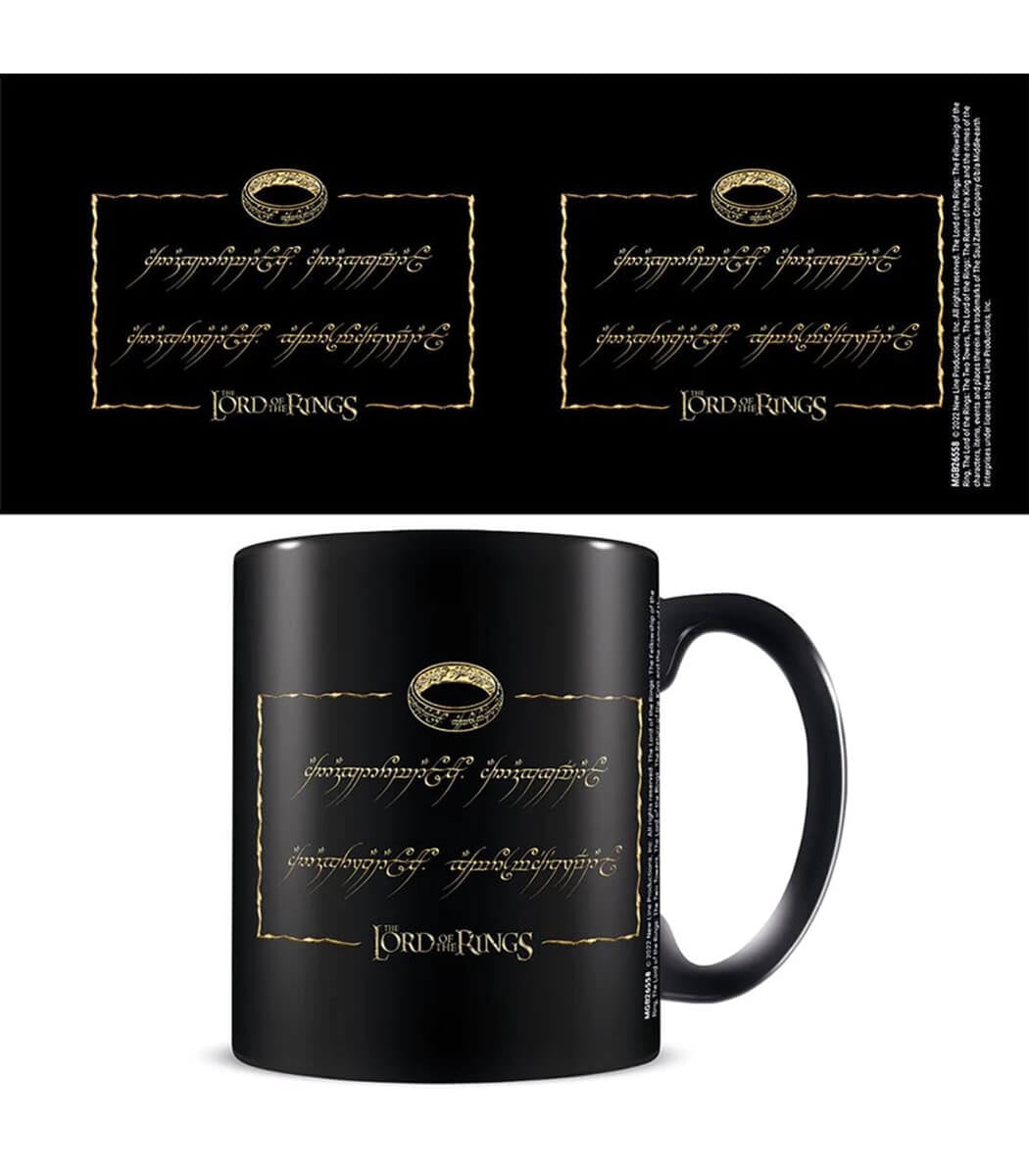 Lord of the Rings Mug – One Ring (Black)