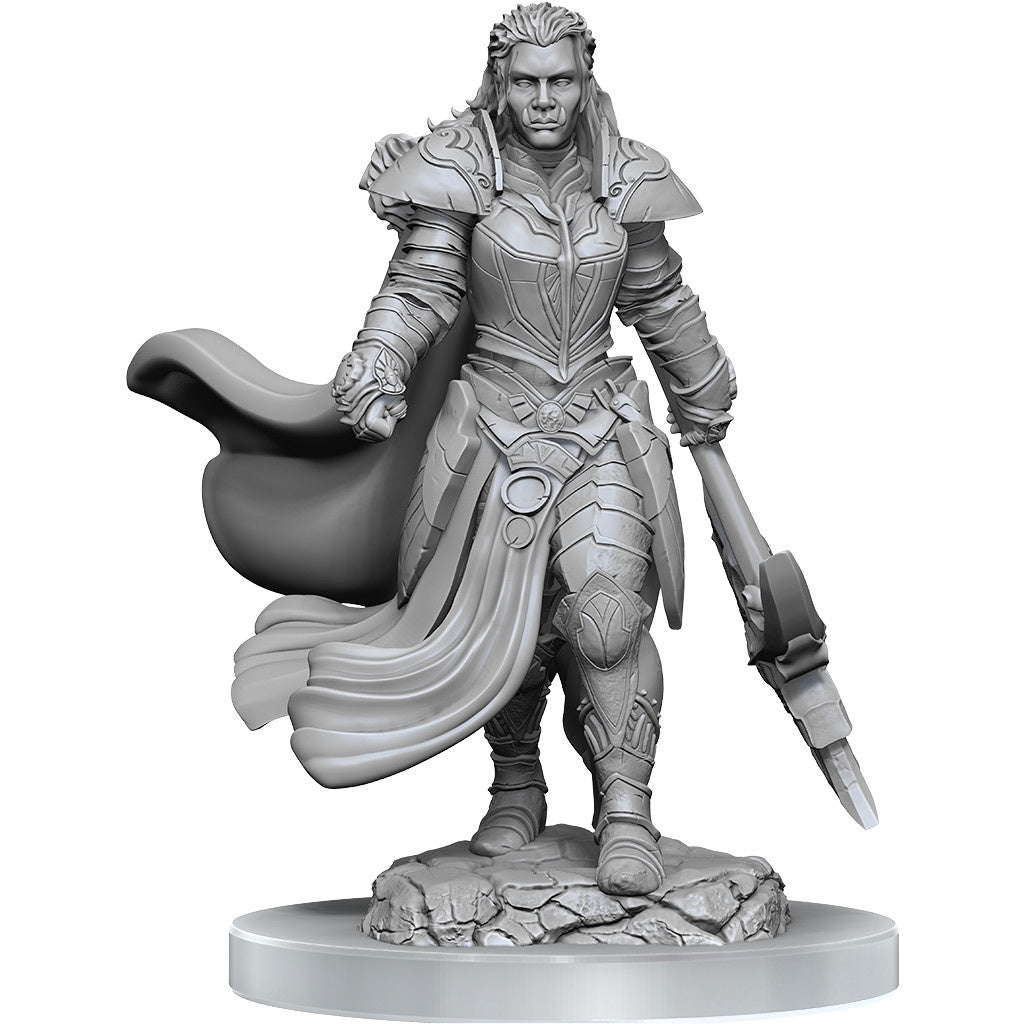 D&d Unpainted Minis Wv20 Orc Fighter Female