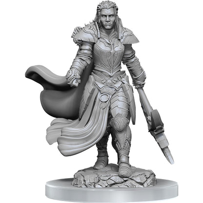 D&d Unpainted Minis Wv20 Orc Fighter Female