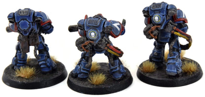 SPACE MARINES 3 Eradicators #1 WELL PAINTED Ultramarines Warhammer 40K