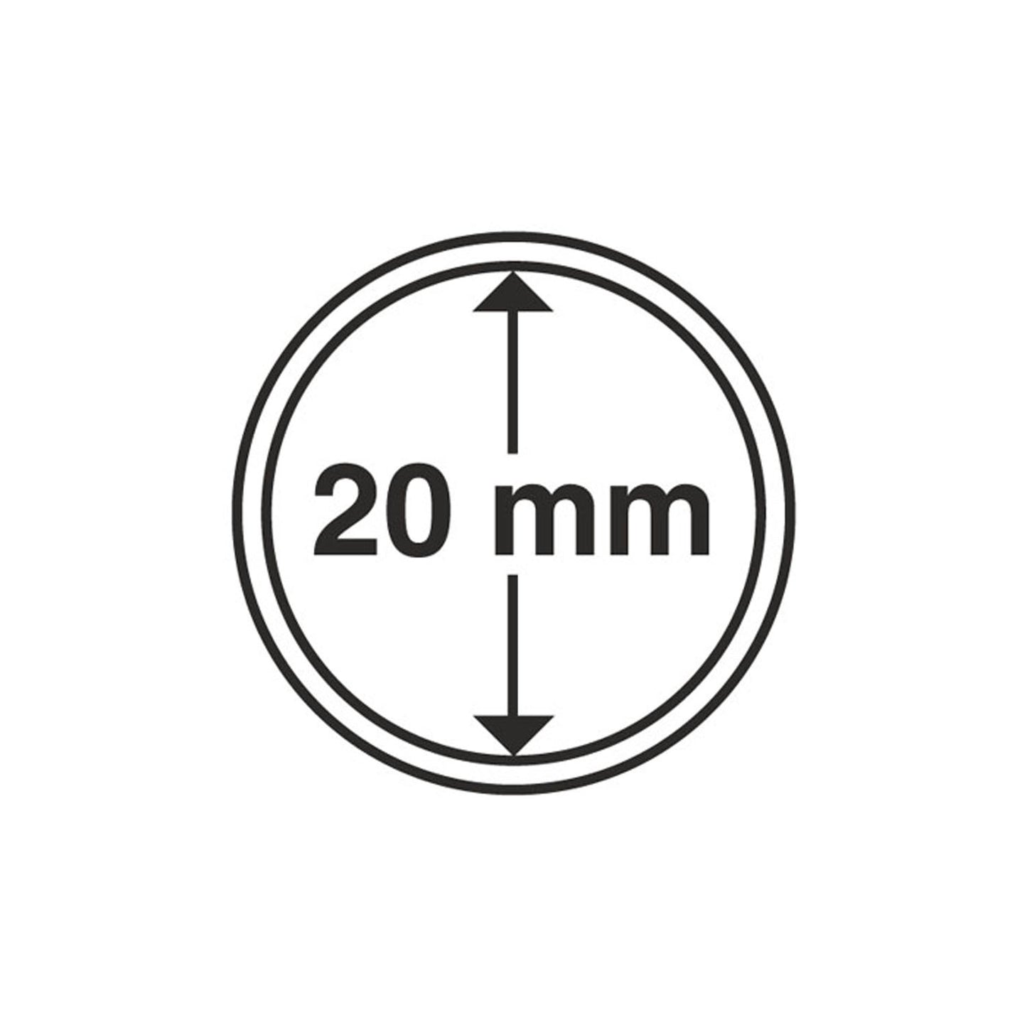 Coin Capsules Inner Diameter 20 MM