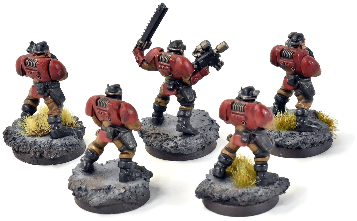 BLOOD ANGELS 5 Scouts #3 WELL PAINTED Warhammer 40K