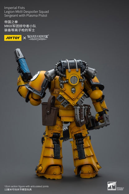 Legion MkIII Despoiler Squad Sergeant with Plasma Pistol Imperial Fists Joy Toy