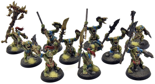 ORRUK WARCLANS 10 Savage Orruks #1 PRO PAINTED Sigmar 9947