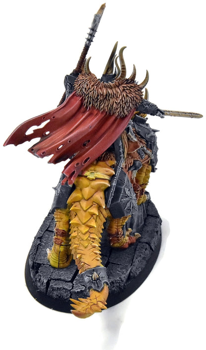 SLAVES TO DARKNESS Lord On Karkadrak #1 WELL PAINTED Warhammer Sigmar