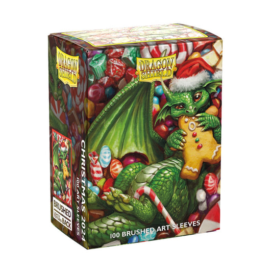 Dragon Shield Sleeves Brushed Art Christmas 2024 (100)