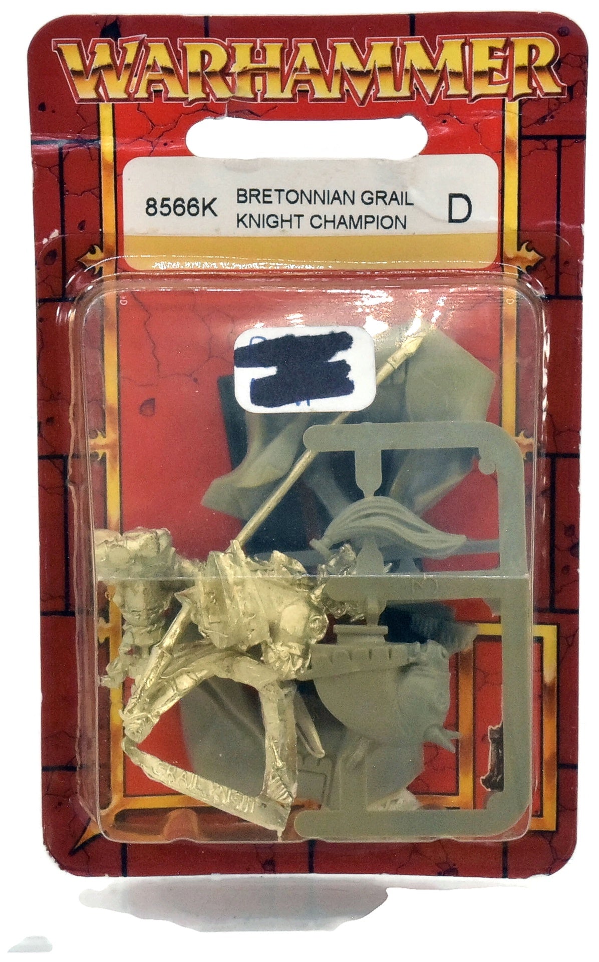 BRETONNIA Grail Knight Champion #1 METAL Warhammer Fantasy Blister 8566K