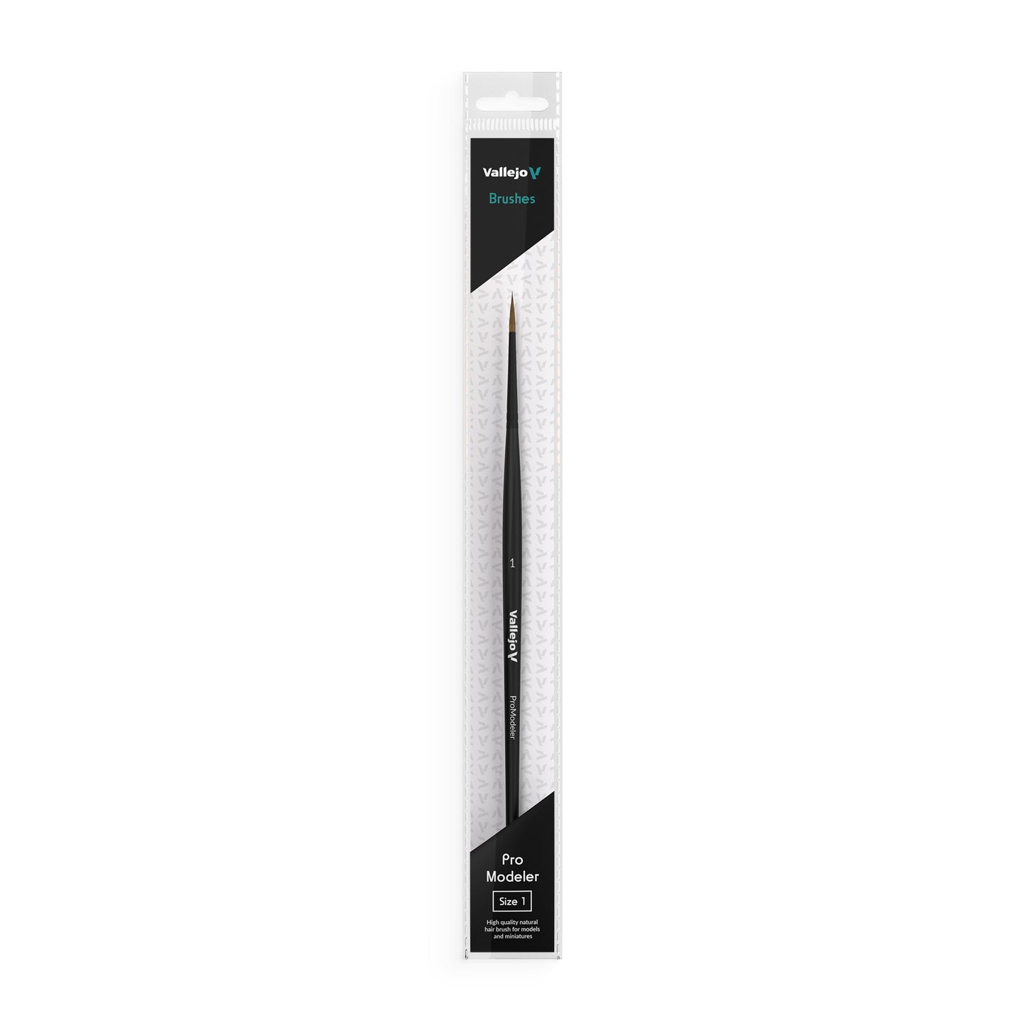 Vallejo - Natural Hair Round Brush No. 1 (VAL-B01001)
