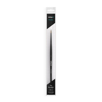 Vallejo - Natural Hair Round Brush No. 1 (VAL-B01001)