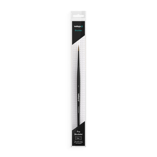 Vallejo - Natural Hair Round Brush No. 1 (VAL-B01001)