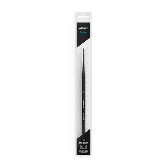 Vallejo - Natural Hair Round Brush No. 1 (VAL-B01001)