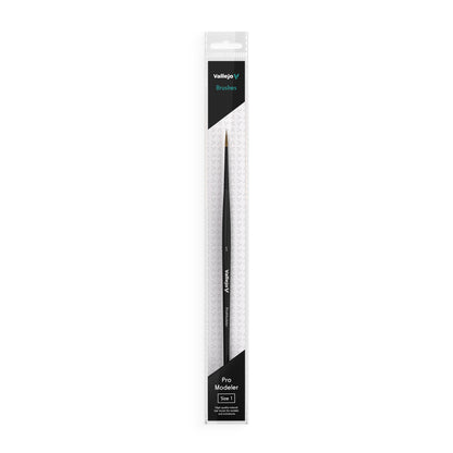 Vallejo - Natural Hair Round Brush No. 1 (VAL-B01001)